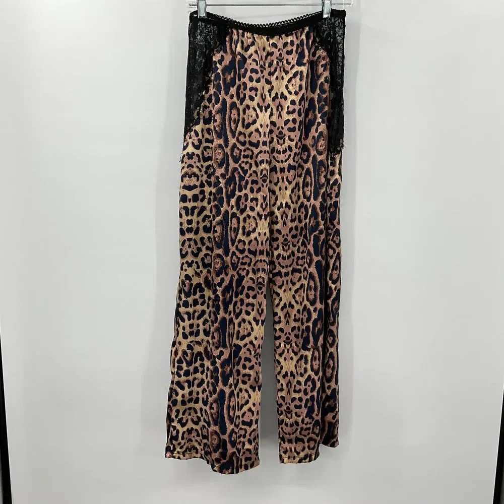 Seven till Midnight Leopard Print Cami &‎ Pant Sleep Set Size 1X/2X (Z93)